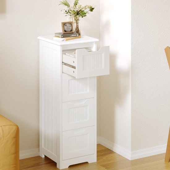 LIFEZEAL WC-kast met 2 Laden en Plank - Badkameroplossing 60 cm