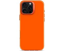 DECODED Resin Hoesje voor iPhone 16 Pro Max – Anti-Yellowing - 100% Gerecycleerd Materiaal – Geschikt voor MagSafe - Tangerine Oranje