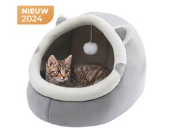 Comfort Luxe - Huisdierbed - Warmtebehoud - Zacht en Veilig - Honden - Katten - Grijs