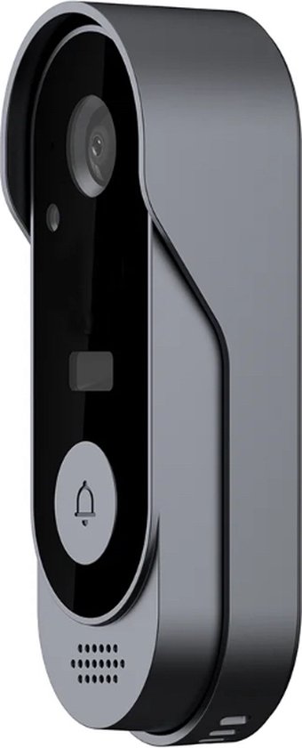 Smart 1080p Video Deurbel Draadloos Zwart - Smart - €45,00