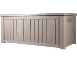 454L opbergbox - uitrustingsbox - 1430x675x605mm - buitenopbergbox - 399kg draagvermogen - tuinbox - kussenbox