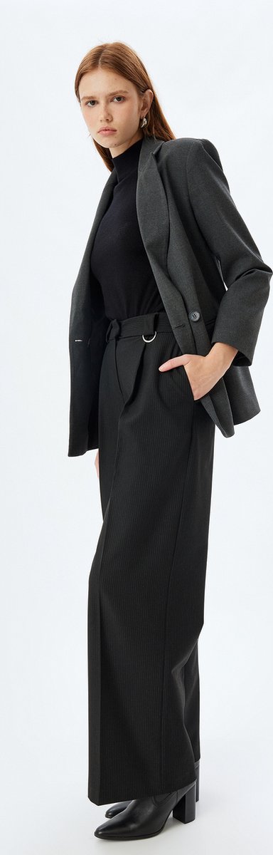 Extra hoge taille palazzo Broek