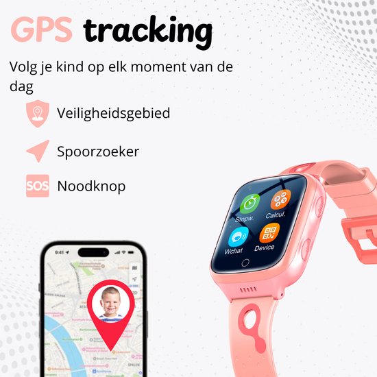 Fitonme 4G Children's Smartwatch with GPS and Phone, Smart
