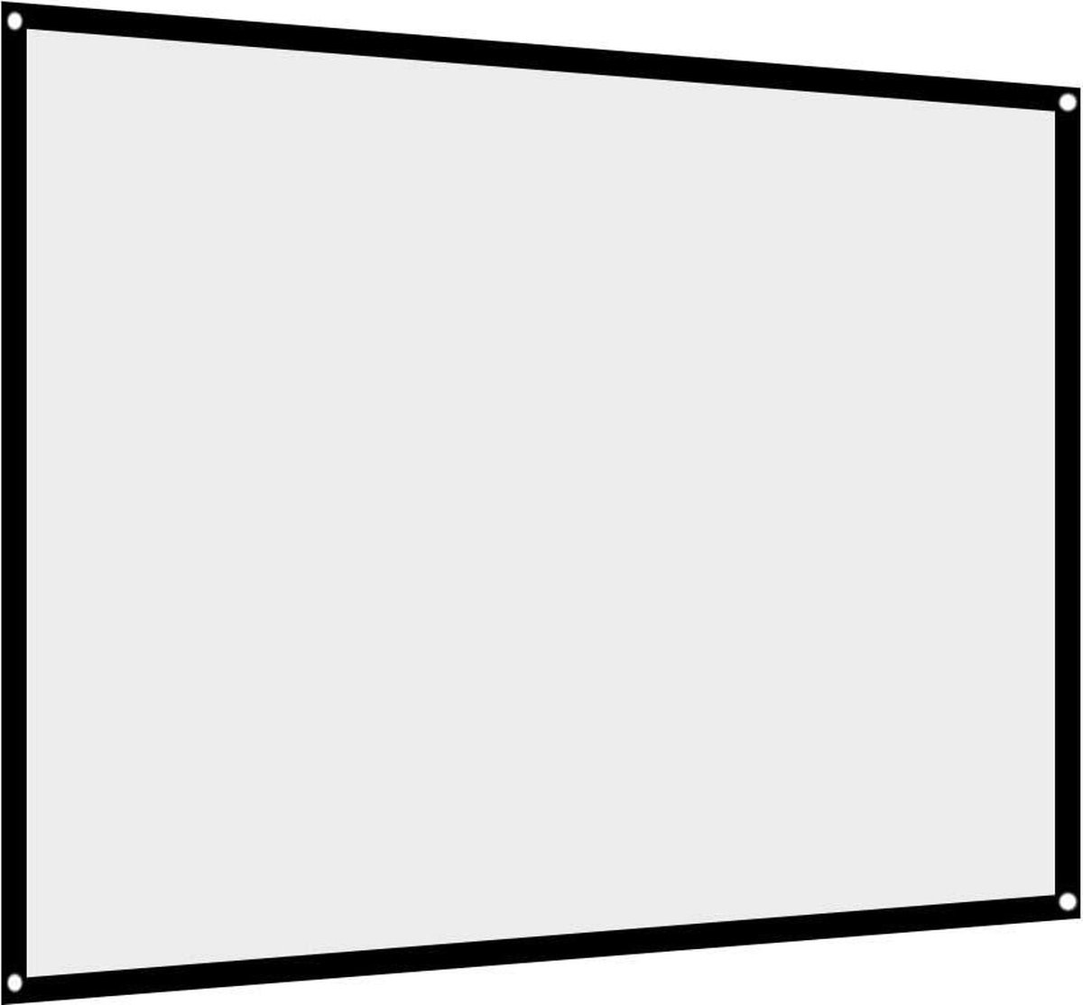 Opvouwbaar projectiescherm voor thuis en buiten bioscoop - 4: 3 (100 inch)
