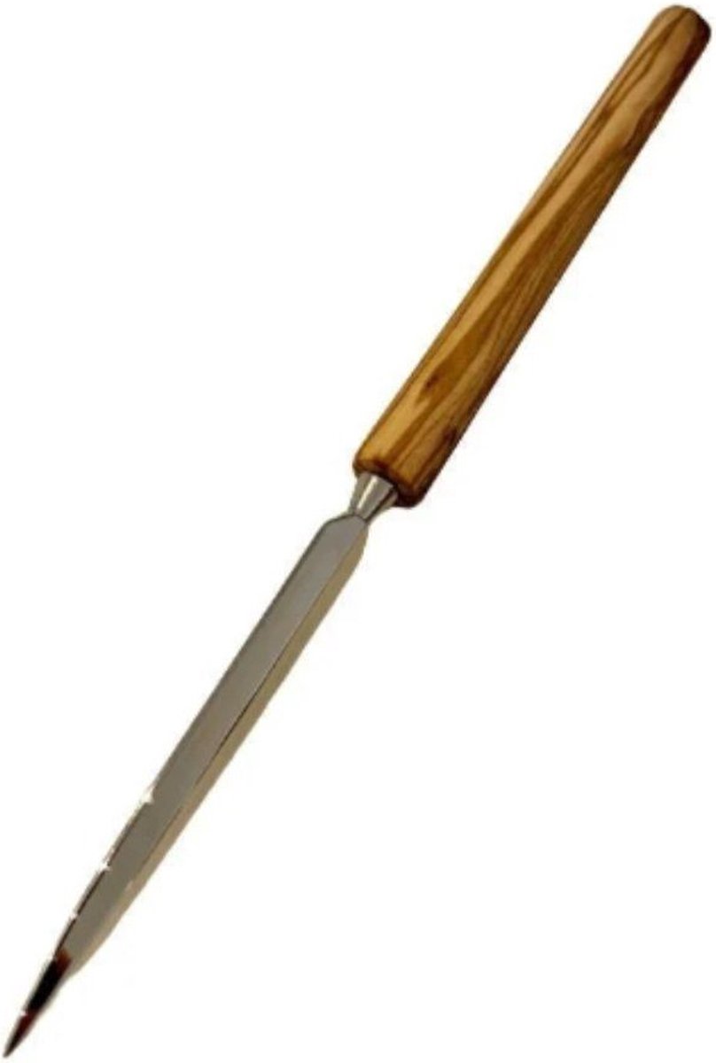 D.O.M. Briefopener van Olijfhout - Hoogwaardig Bureauaccessoire van 23 cm voor een Stijlvolle Werkplek