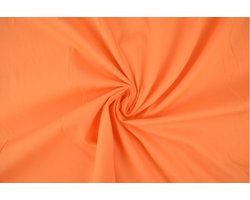 Katoen stof - Per meter - 1 meter - Poplin katoen uni - Oranje