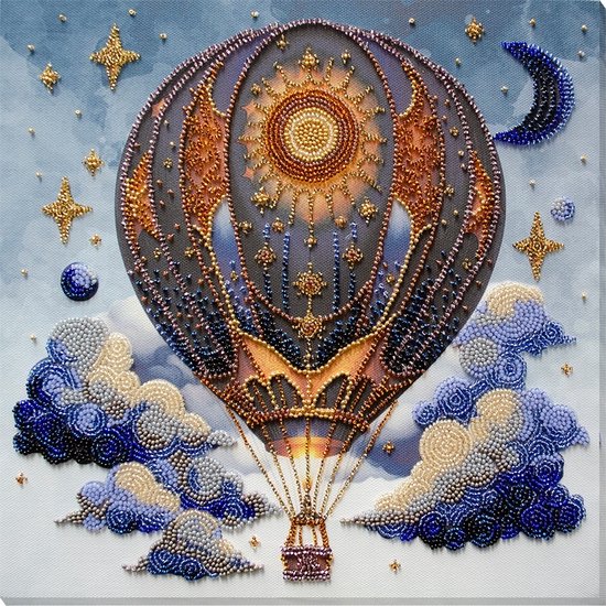 Kit de broderie avec perles - 923 - Aventures Air - Aventures dans les Airs - ABRIS ART