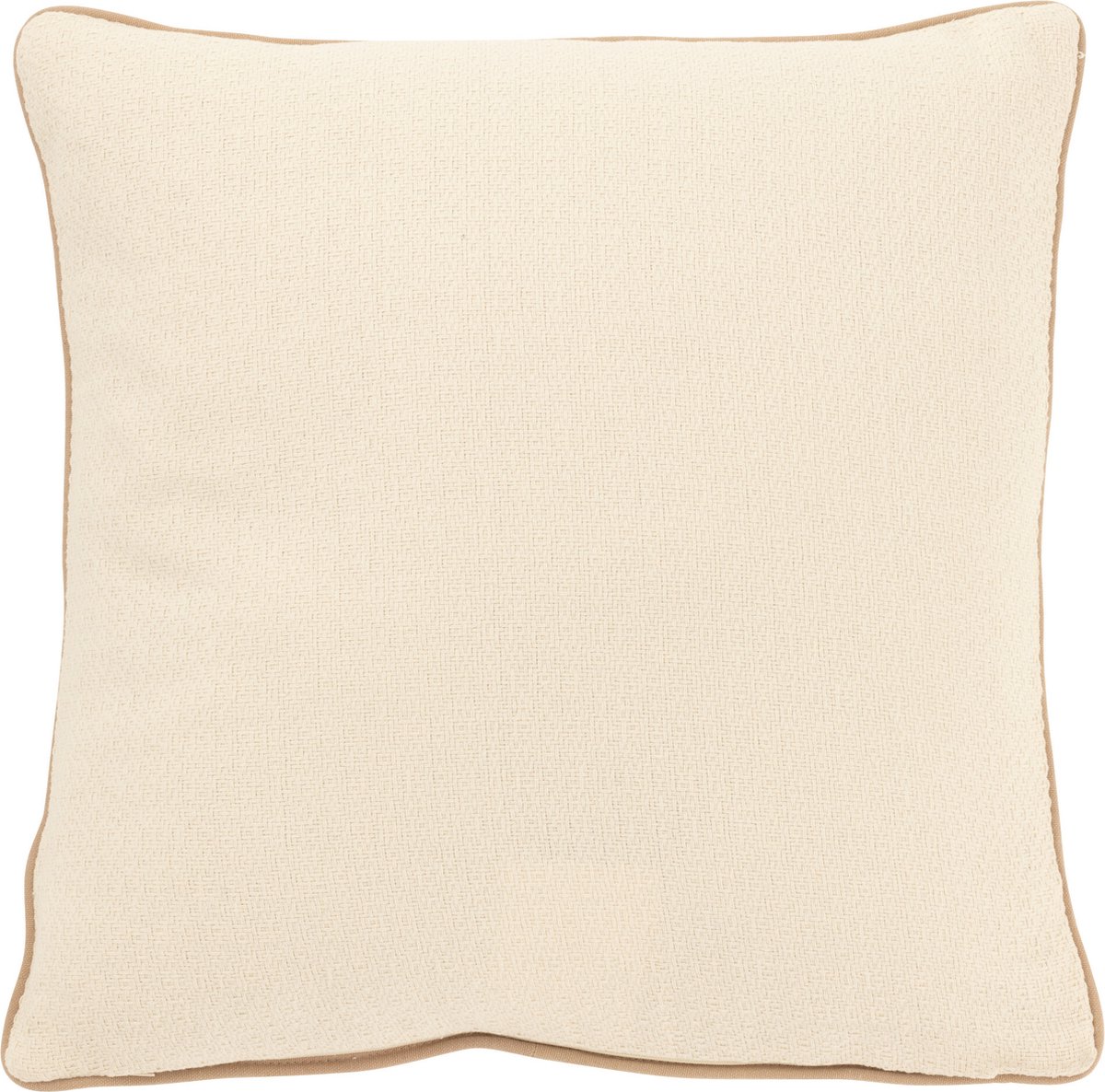 J-Line kussen Schelpen - katoen - creme/beige