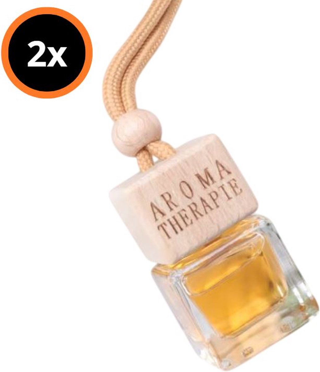 Goedkoopste Reqz Products Autoparfum Set van 2 Stuks - Jasmijn geur - Luchtverfrisser - Auto Geurverfrisser