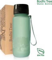 Bodhi Tree® Gourde 650 ml - Gourde Adultes Enfants - 100% étanche - Sans BPA - Filtre à Fruits - Sport de Plein air Fitness Marche - Moss