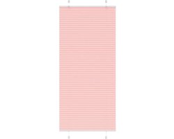vidaXL - Plissé - rolgordijn - 85x200 - cm - stofbreedte - 84,4 - cm - polyester - roze