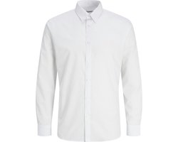 Jack & Jones Blouse Jrebgavin Solid Shirt Ls Noos 12267557 White