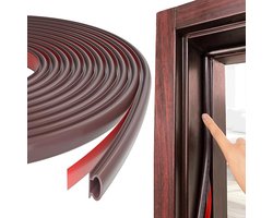 6M - Afdichtstrip - Kitstrip - 10*6mm - bruin - deurramen frame tochtstopper afdichtingsstrip - Deur Weerstrips - TPE