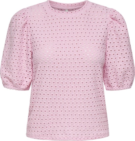 Only T-shirt Onlelisa S/s O-neck Top Box Jrs 15346853 Roseate Spoonbill Dames Maat - M