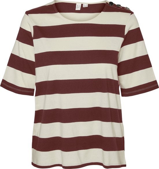 VERO MODA - VMMILLA S/S T-SHIRT JRS BTQ GA - Dames - Blouses