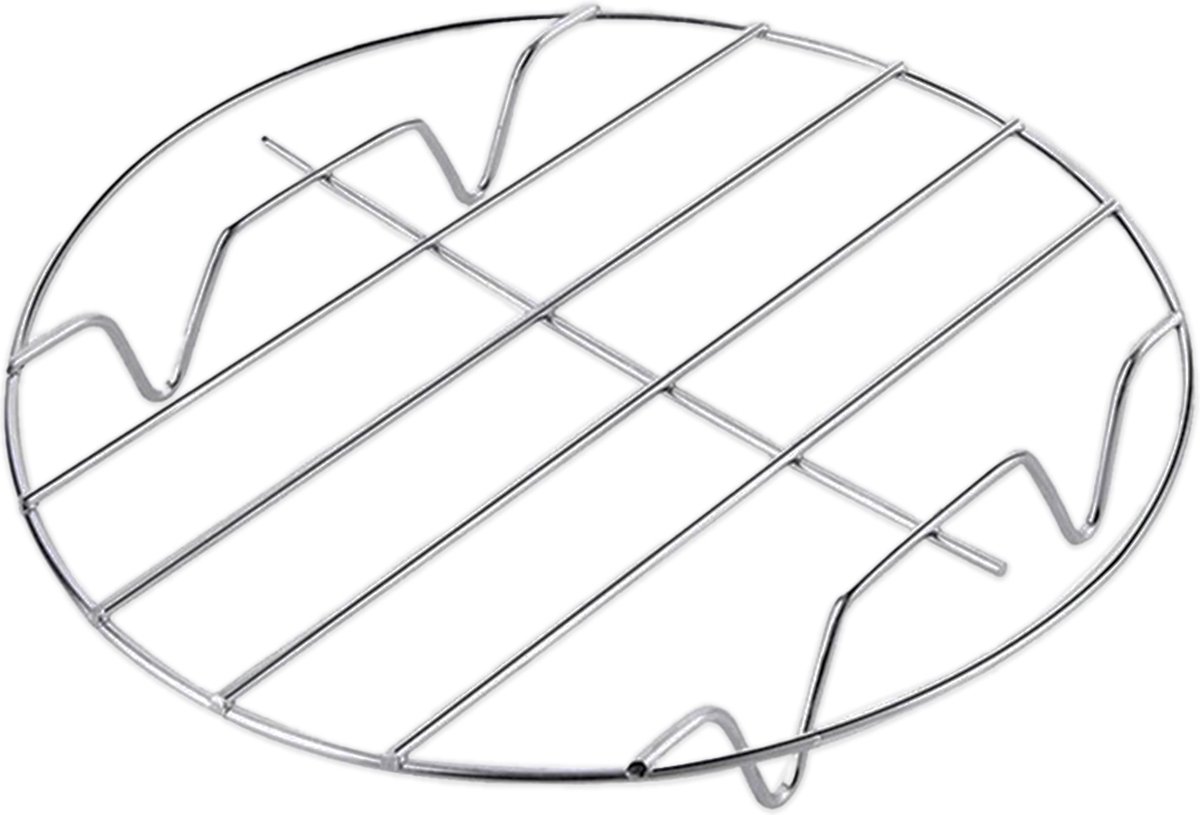 YUGN Ovenrooster Rond RVS 23 CM - Magnetron Rooster Rond - Oven Rek - Ovenrooster Universeel - eBook toegang