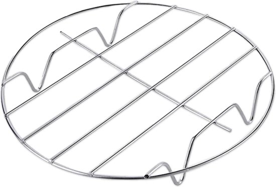 YUGN Ovenrooster Rond RVS 23 CM - Magnetron Rooster Rond - Oven Rek - Ovenrooster Universeel - eBook toegang