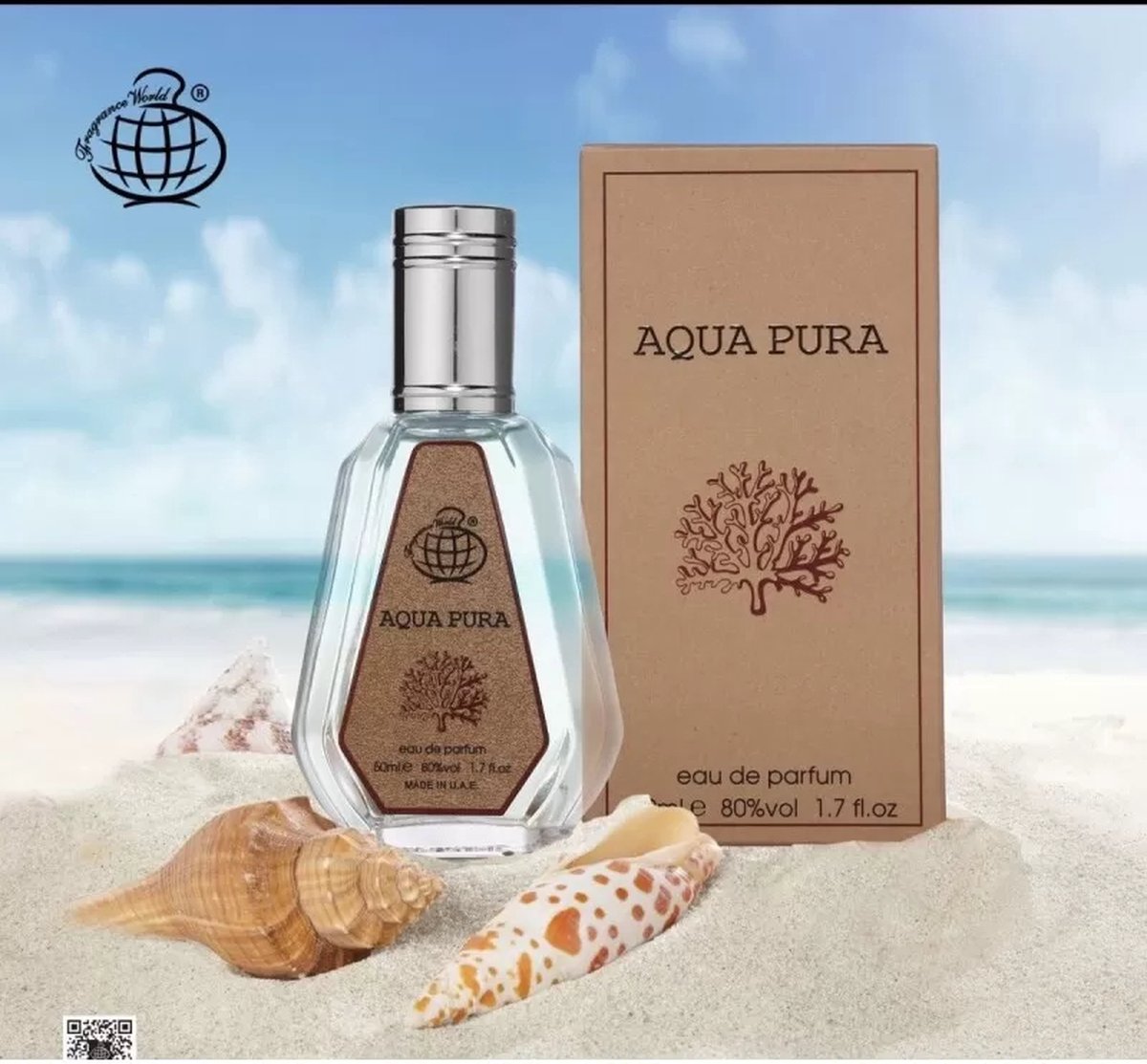 Goedkoopste FRAGRANCE WORLD – AQUA PURA - EAU DE PARFUM - 50ML – MEGAMARA INSPIRED