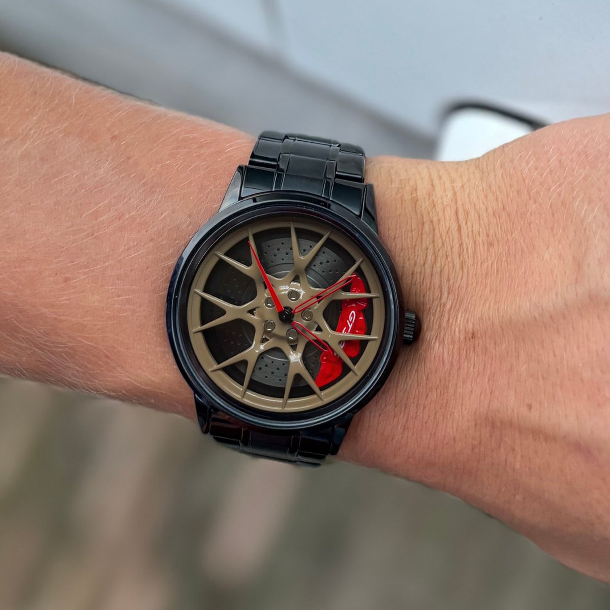 WielWatch - GT3RS - Autovelg Horloge - Horloge Auto - Velg - Autoliefhebber