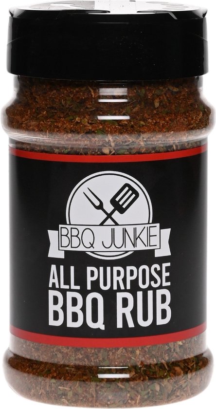 Van Beekum Specerijen - BBQ Junkie - Rub tout usage BBQ - Arroseur 200 grammes
