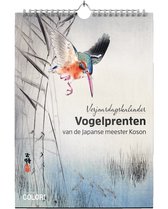 Verjaardagskalender Vogelprenten van de Japanse meester Koson - A4