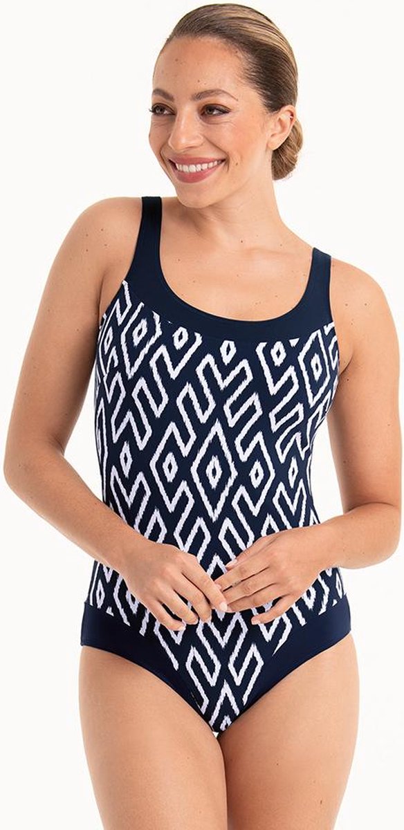 Anita Care Tribal Monotones Prothese Badpak 6395 321 Donkerblauw - maat EU 48D / FR 48D