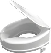 Toiletverhoger 10 cm met deksel - Eenvoudige montage - WC-bril - Verhoogd het toilet / WC met 10 cm - Toilet verhoger