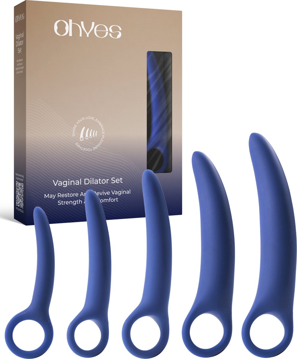 Goedkoopste Dilator set Vaginisme - Dilators voor vrouwen - 5 delige Dildo of Pelottes set