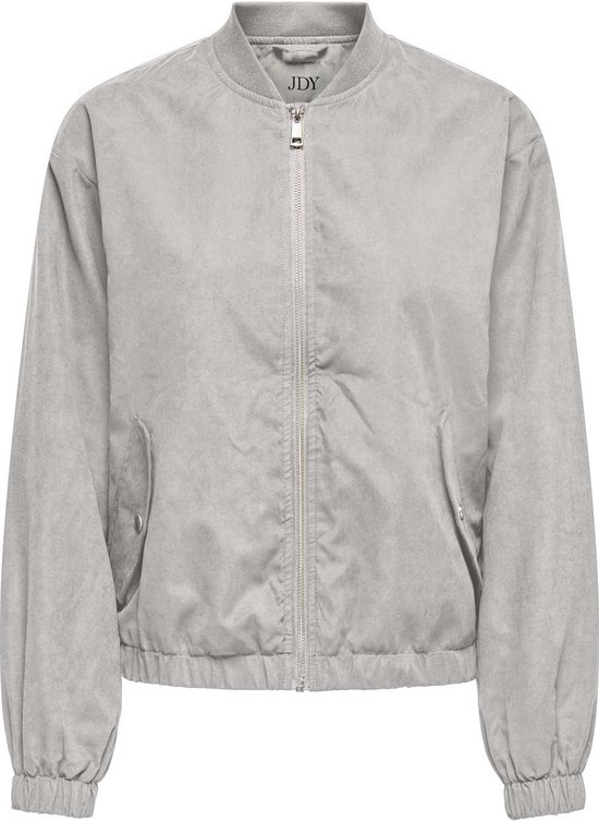 JDY JDYHAZEN SHINE BOMBER OTW YFM Dames Jas - Paloma White/Paloma Hood Lining