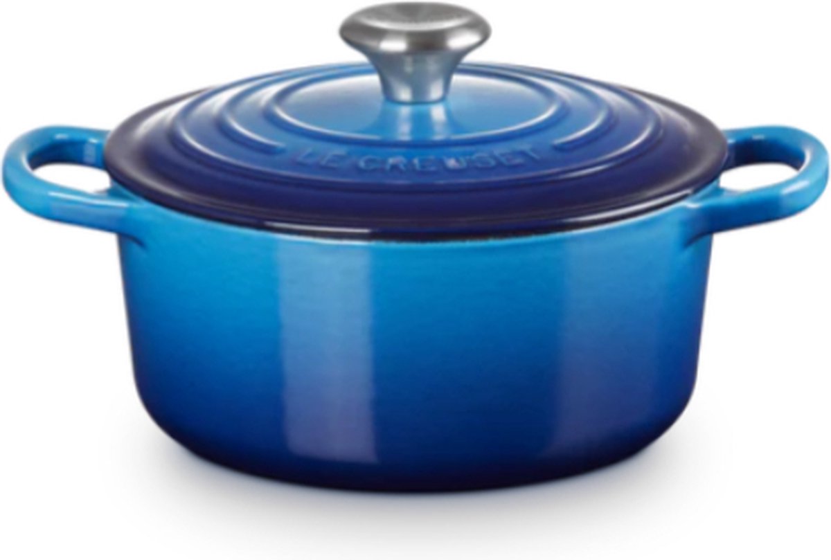 Le Creuset Braadpan Signature Azure - ø 24 cm / 4.2 liter