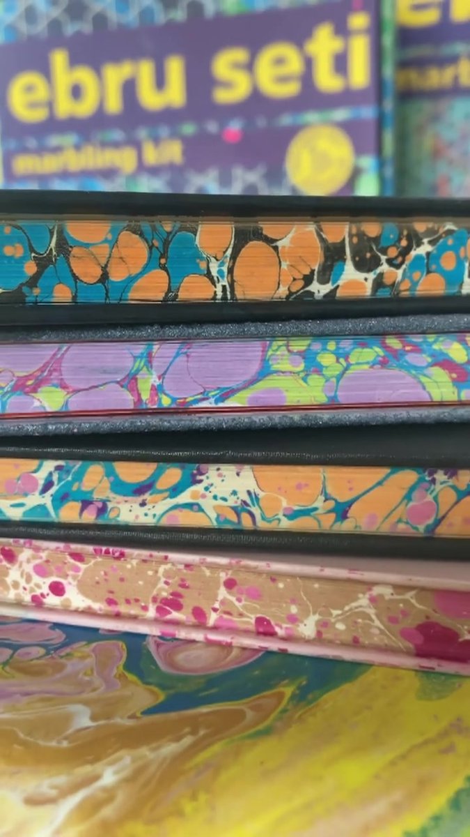 Ebru de kunst van het 'marmeren - De Middelste Molen