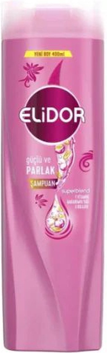 4 flessen Elidor Shampoo Argan Oil & Pearl essence 400ml