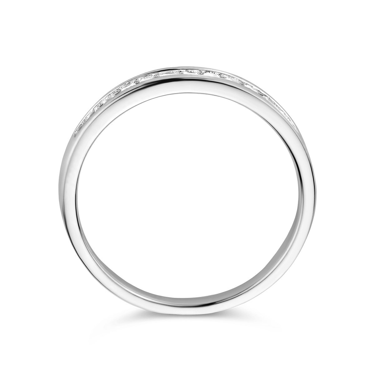 Gerhodineerd Zilver Ring Met Zirkonia 1333891