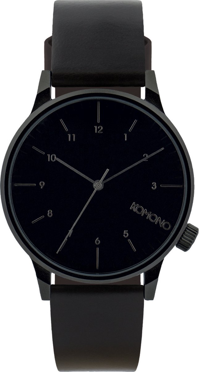Komono - Horloge Winston Regal - Zwart - Ø 41mm