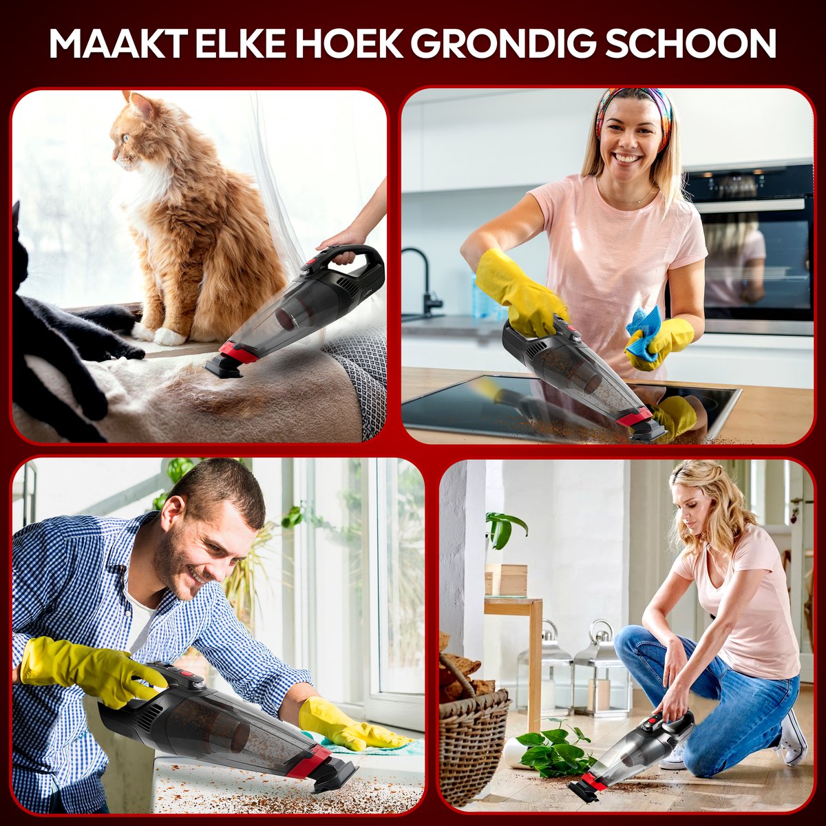 AG310 Snoerloze Handstofzuiger met HEPA Filter - afbeelding 2