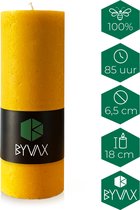 Valmoni Sport 6 kaarsen van bijenwas, honing, 100% natuurlijk, 2 cm x 10 cm, pure honingraatstructuur, kaars, natuurlijke honing, zonder paraffine