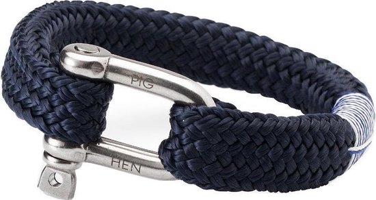Pig and Hen Fat Fred Navy Armband P01-63000 (lengte: 21.00 cm