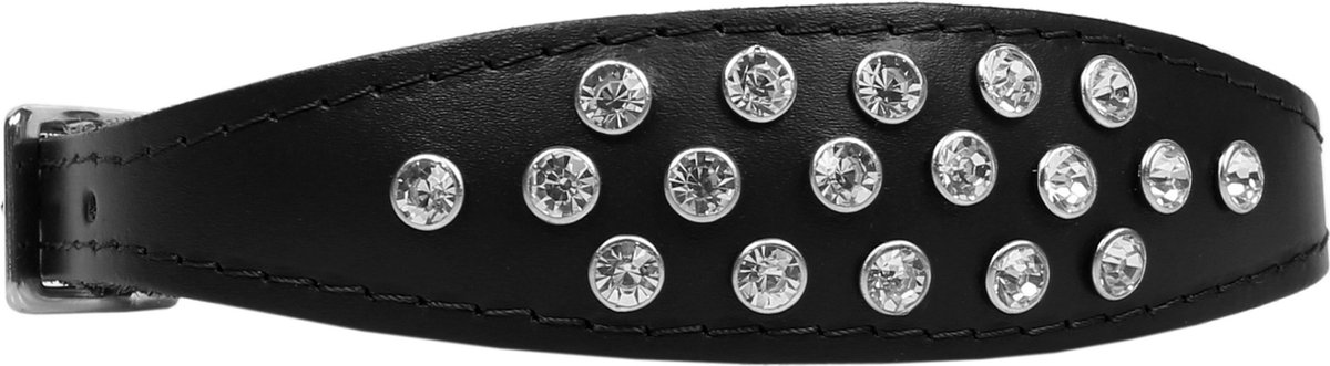 Goedkoopste Zwarte kraag met kristallen Exclusief - 25 cm ZOOleszcz