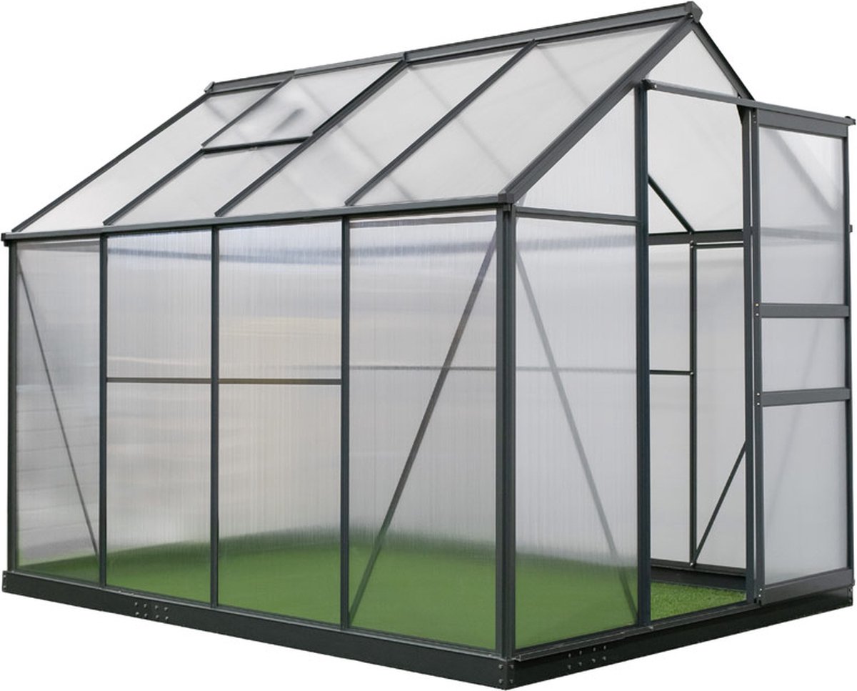 Westmann Serre de jardin Flora 66 - 192 x 192 x 202 cm - Anthracite