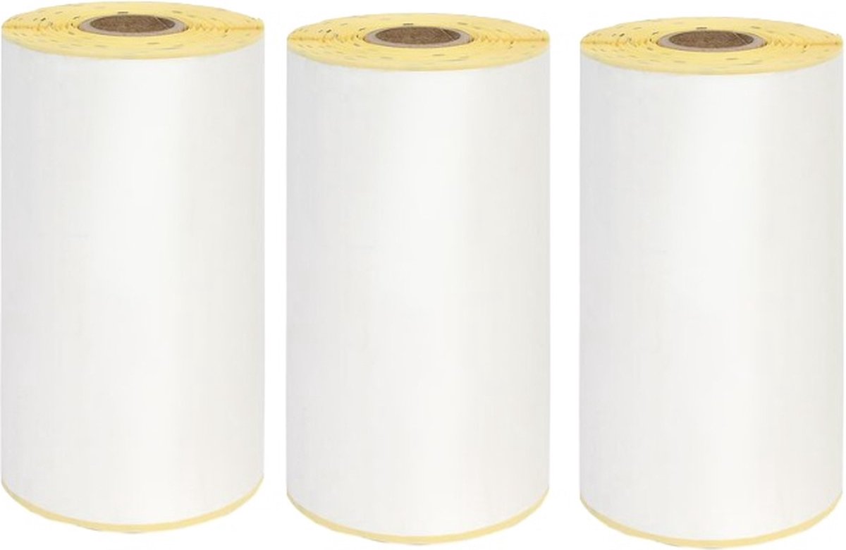 Label Tape Geschikt voor Zebra Labels 3005281-T | 102 x 150 mm | Wit Permanent - 110 Etiketten per Rol - 3 stuks - Geschikt voor: ZD420D GK420D ZD220 QL 420 (plus) QLn 420 ZQ630