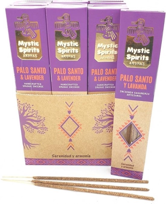 Palo Santo en Lavender wierook - Mystic Spirits Aromas (12 pakjes)
