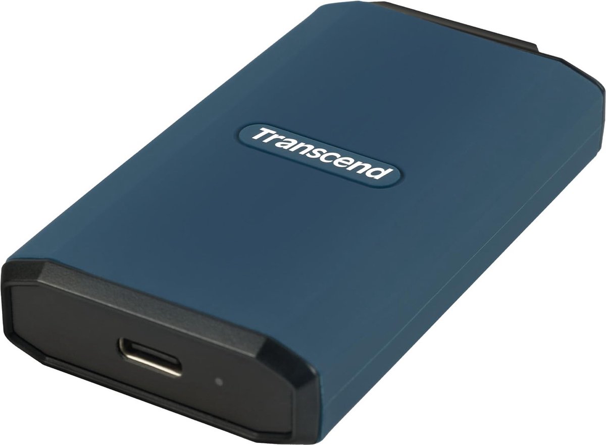 Transcend ESD410C 1 TB Externe SSD harde schijf USB-C Donkerblauw TS1TESD410C