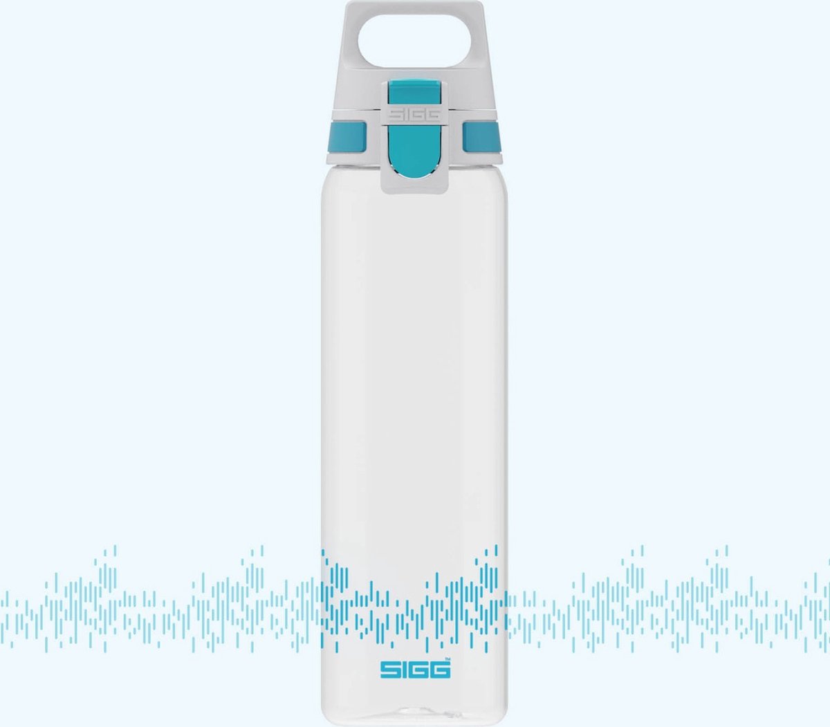 SIGG | Total Clear One MyPlanet 0.75L aqua | Tritan Drinkfles