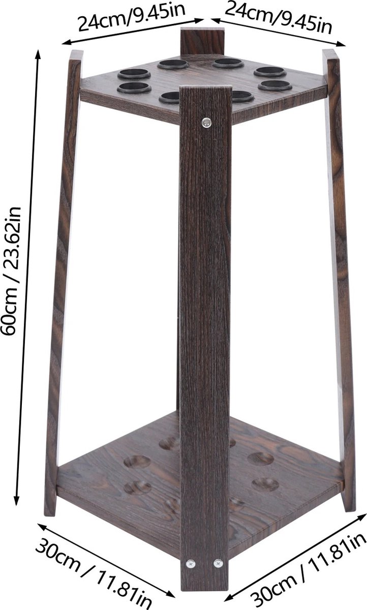 Biljartkeu rek houten pool stick houder organisatoren, kan 16 biljartkeu en biljartaccessoires, snooker pool keu bal, drinkplank tafel stick houder houden Biljartkeu rek houten pool stick houder organisatoren, kan 16 biljartkeu en biljartaccessoires, snooker pool keu bal, drinkplank tafel stick houder houden