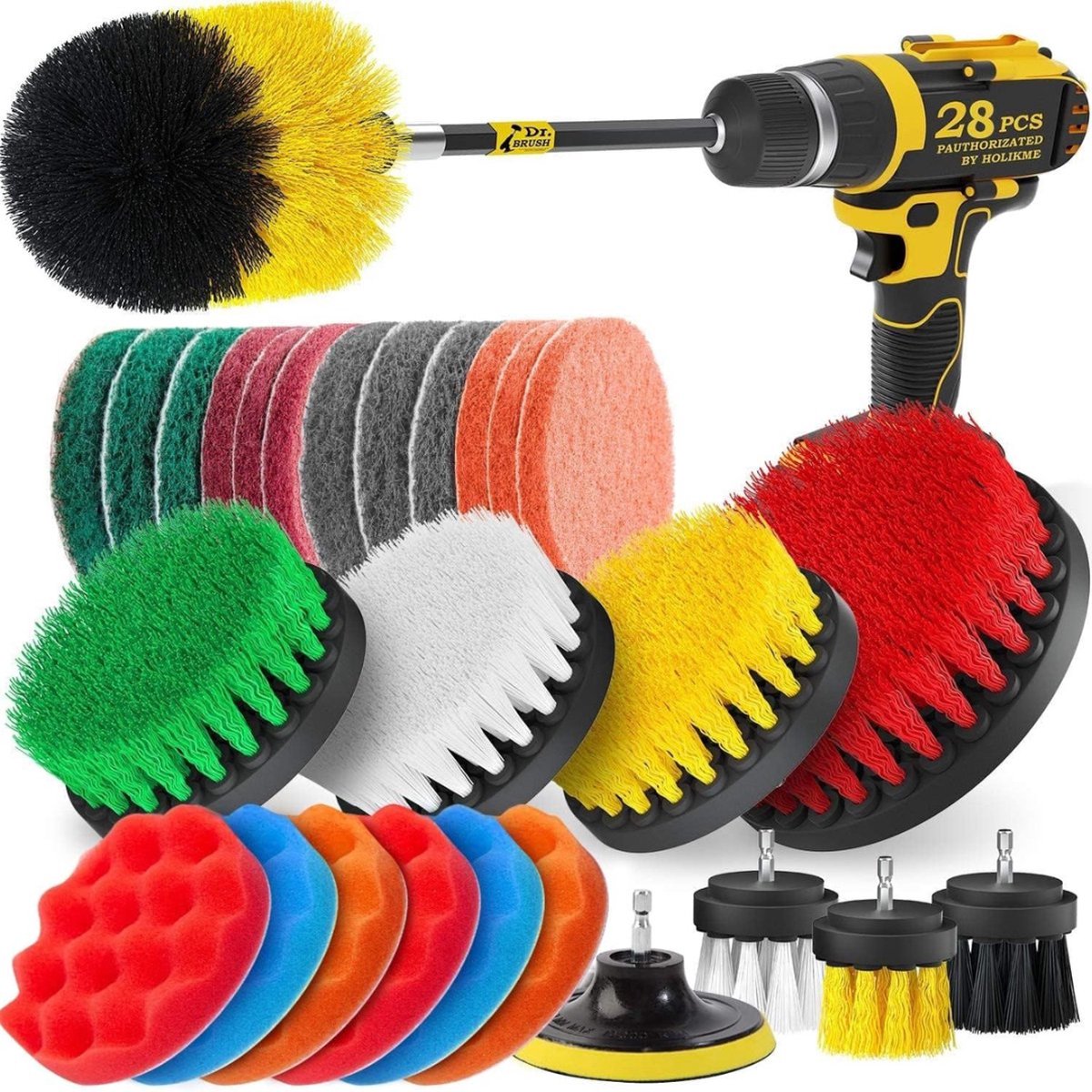 Goedkoopste Drill Brush - Boormachine Borstel - Borstelset voor Boormachine - Boorborstels