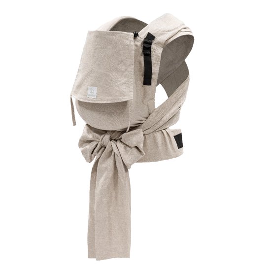 Stokke Limas Carrier Plus, Floral Beige - Versie 2023 (OCS) - Babydrager met halve gesp - Drie draagopties - Veilig voor baby's van 1 maand/ 4 kg tot 18 kg