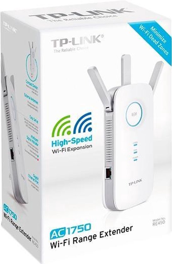TP-Link RE450 - WiFi Repeater - Range Extender - 1750 Mbps