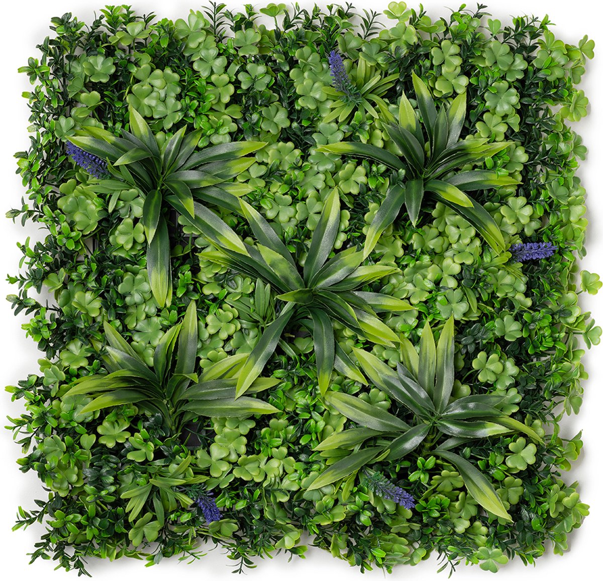 Kunsthaag plantenwand - Planten muur - Voor binnen en buiten - Buxus, Tropische planten en