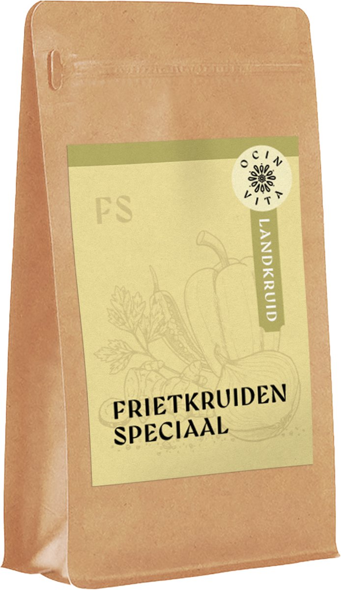 Goedkoopste Frietkruiden - 100g - Frietkruiden Speciaal - Patatkruiden & Aardappelkruiden - Ocin Vita