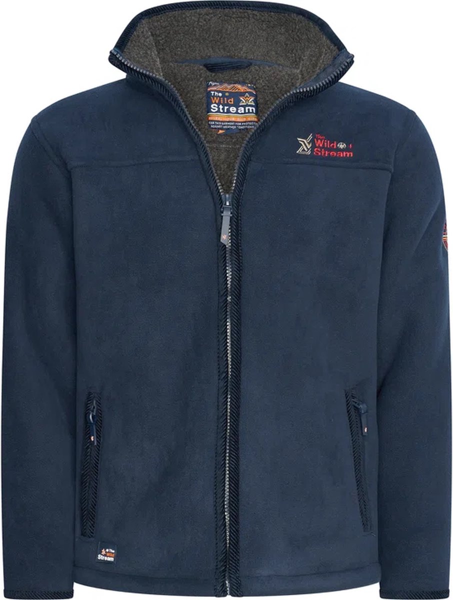Premium fleece vesten/jacks licht grijs voor heren | Fun en Feest